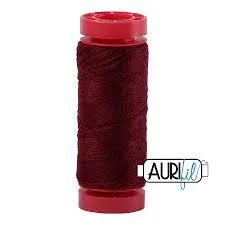 12wt - Aurifil Lana - 8460  - Wine - 50m/54yds