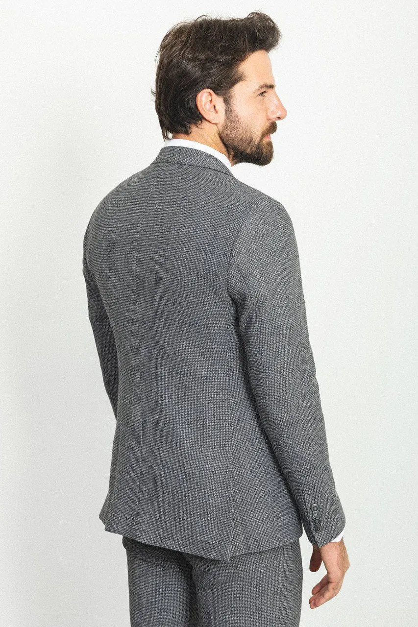 Bojoni Trivento Dark Gray Slim Fit Suit