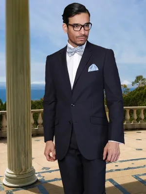 Celini-Navy 2pc Wool Suit