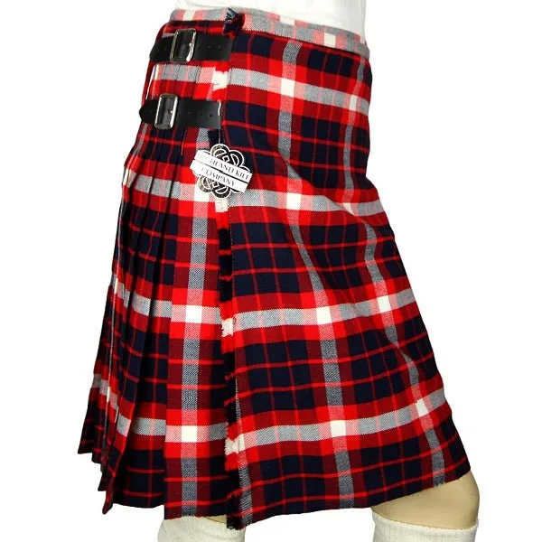 Coast Guard Tartan Kilts, Premium 16 Ounce Wool Blend Kilt