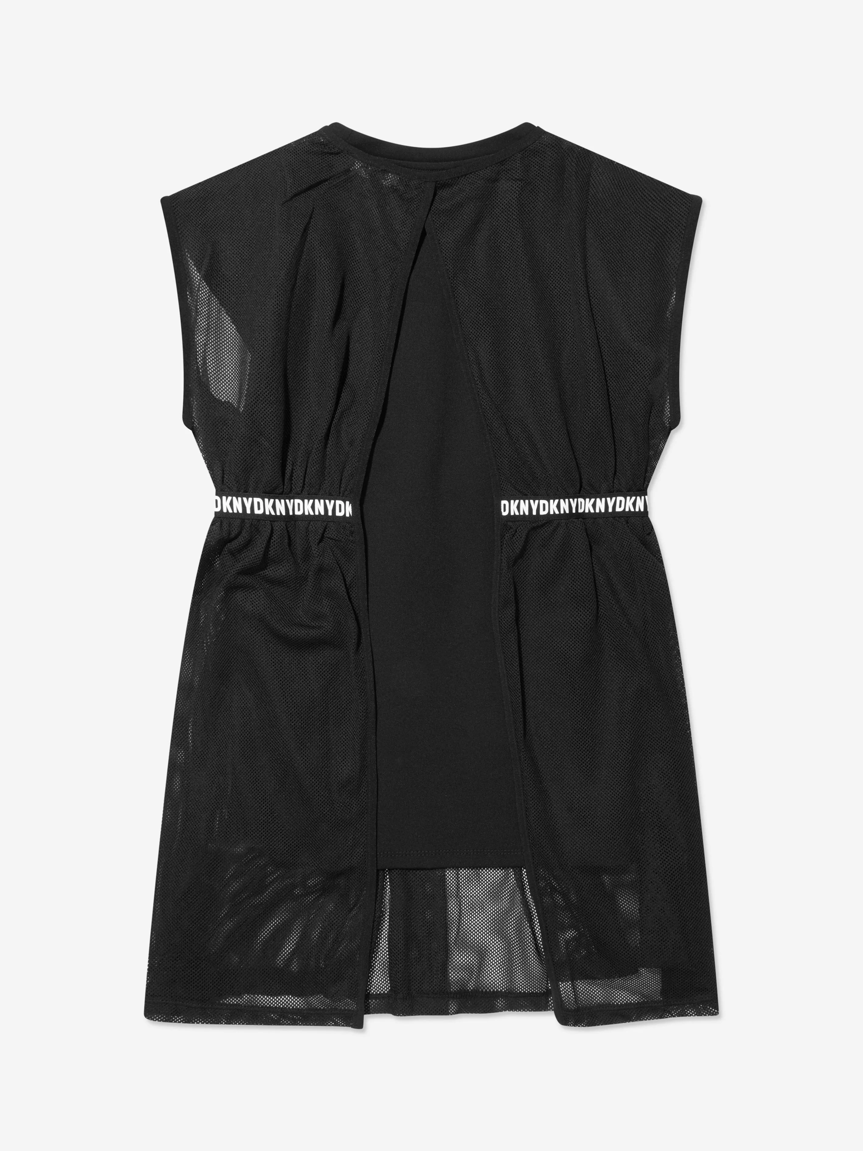 DKNY Girls 2-In-1 Milano Dress in Black