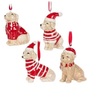 Dog in Sweater Ornament