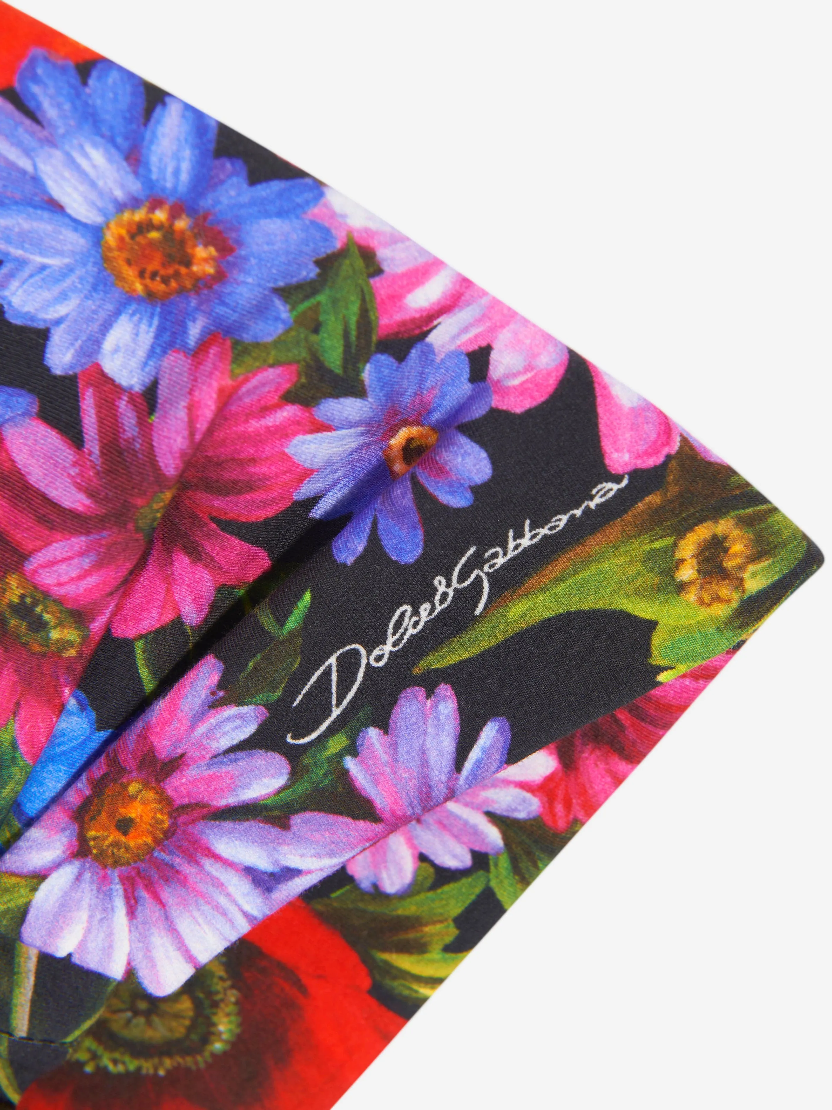 Dolce & Gabbana Girls Floral Print Headband