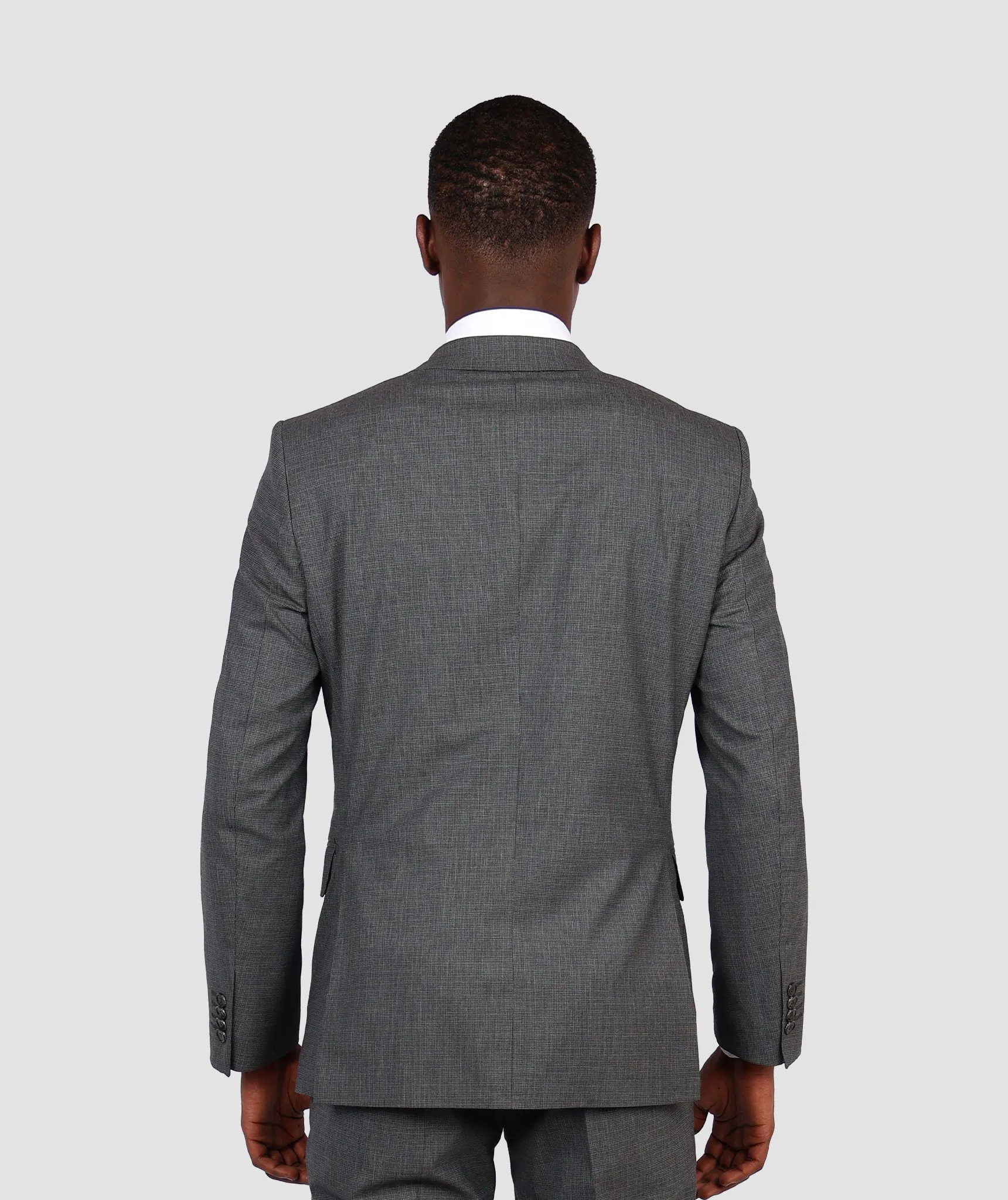 DS Damat Grey Slim Fit Suit