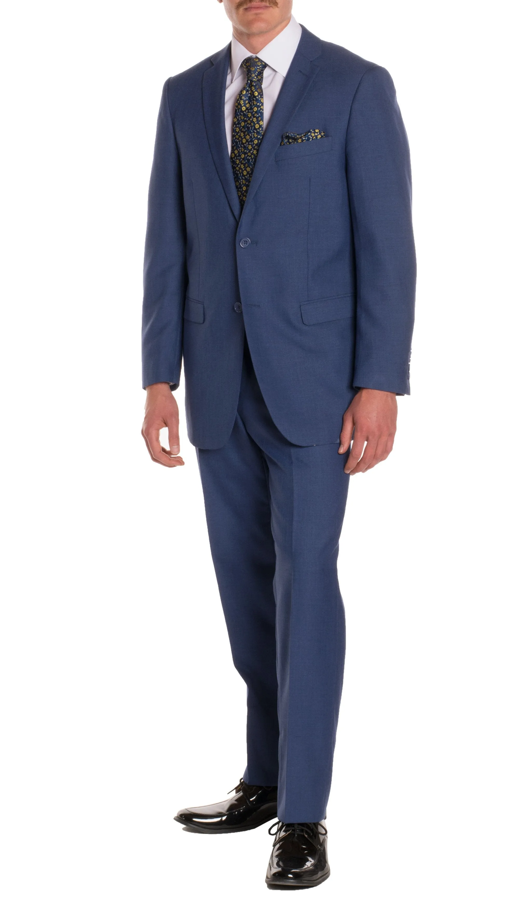 Ford New Blue Regular Fit 2 Piece Suit