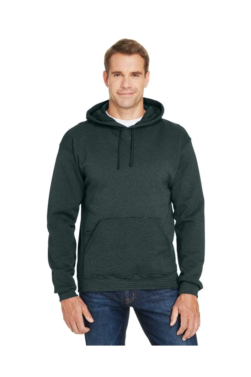 Fruit of the Loom SF77R: Adult 7.2 oz. Sofspun(r) Striped Hooded Sweatshirt