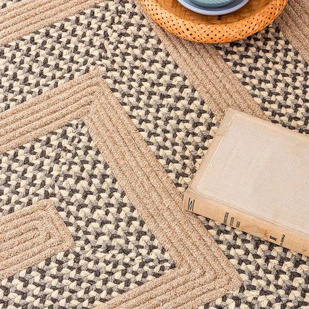 Hand-Woven Natural Wool Carpet