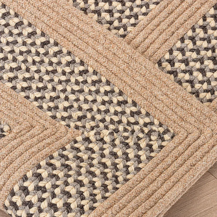 Hand-Woven Natural Wool Carpet