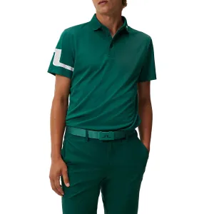 J.Lindeberg Heath Regular Fit Golf Polo Shirt - Rain Forest