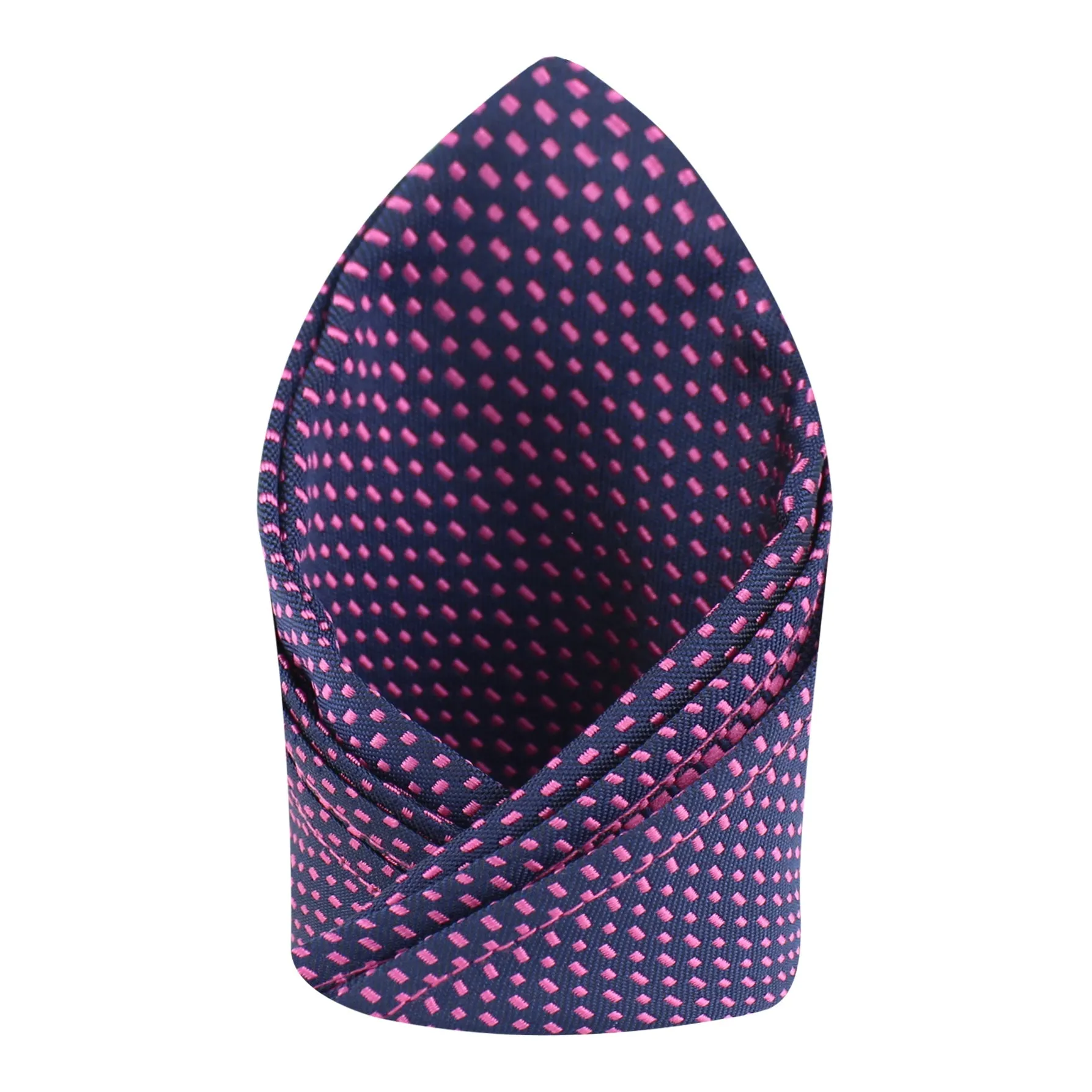 Kovove The Pleasing Dash Abstract Blue Pocket Square For Men