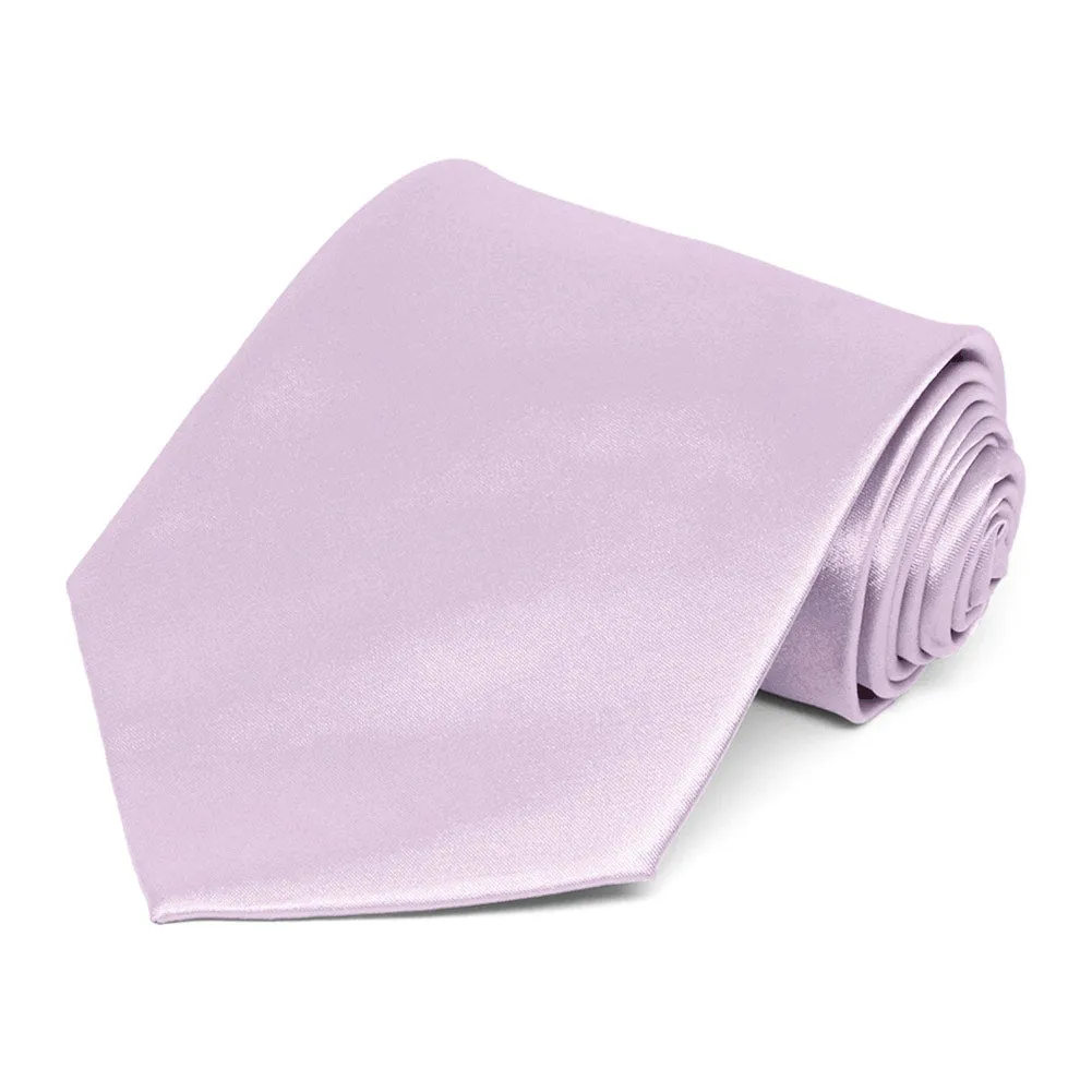 Lavender Frost Solid Color Necktie