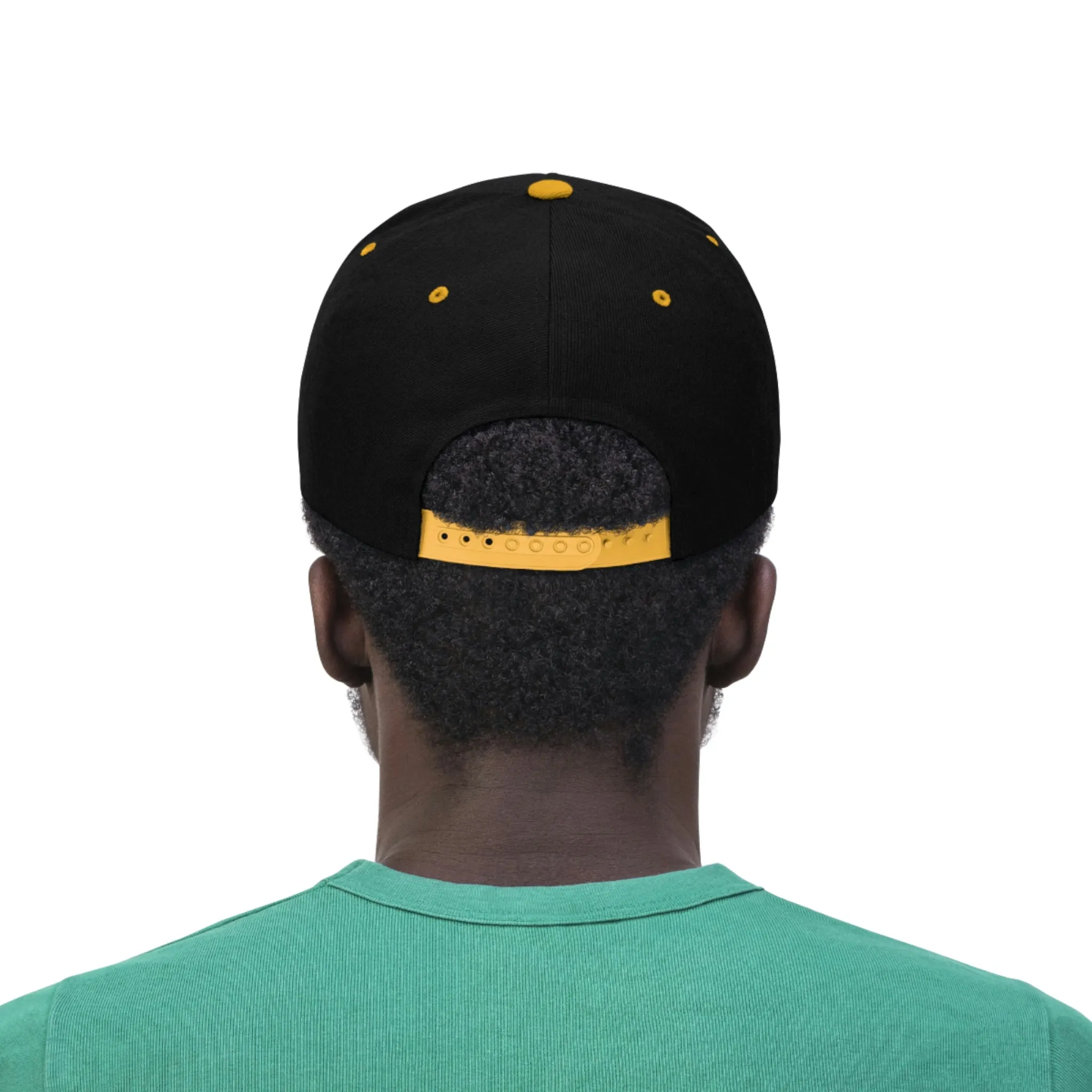 Mandala wheel Flat Bill Hat