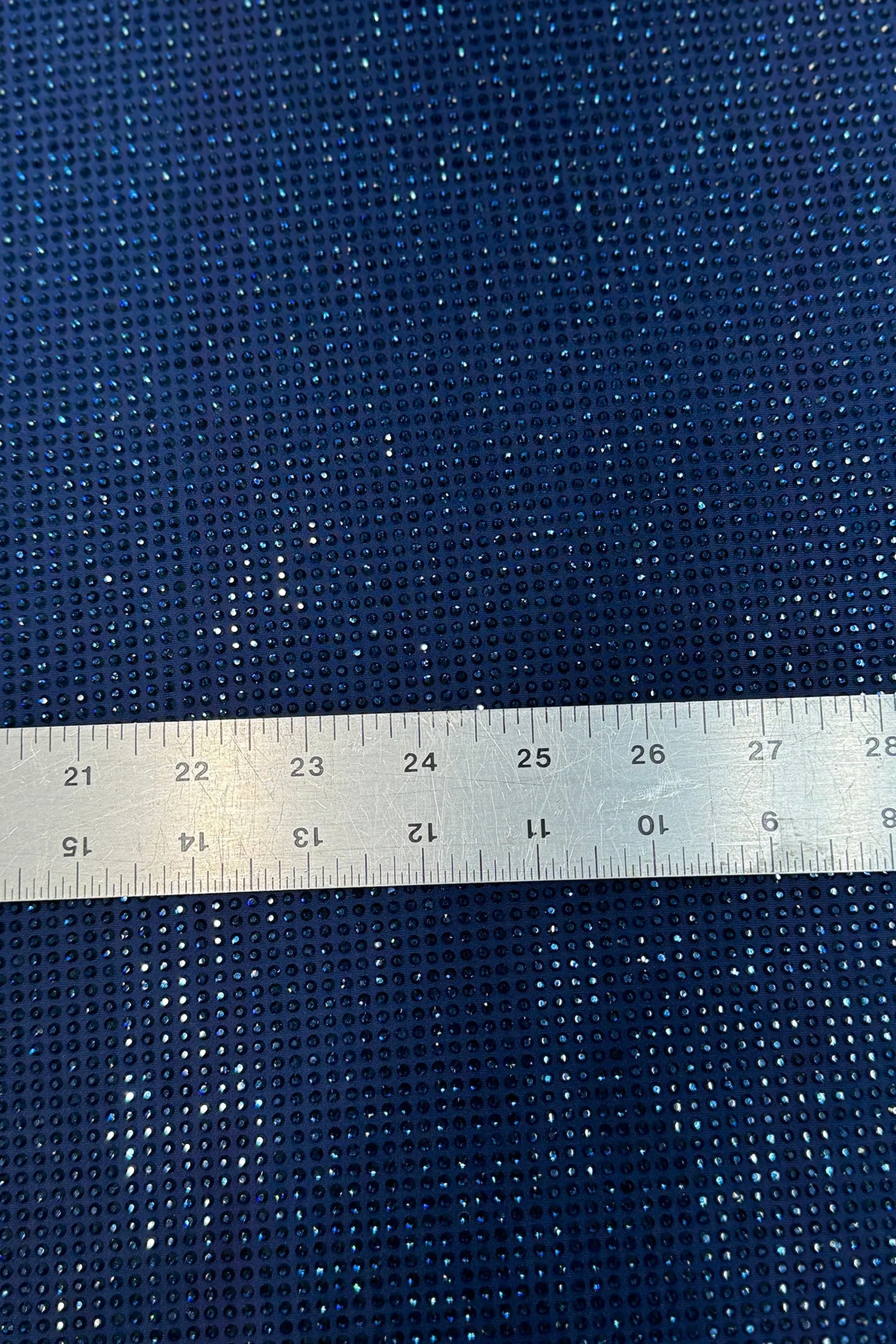 Navy Tulle Embroidery