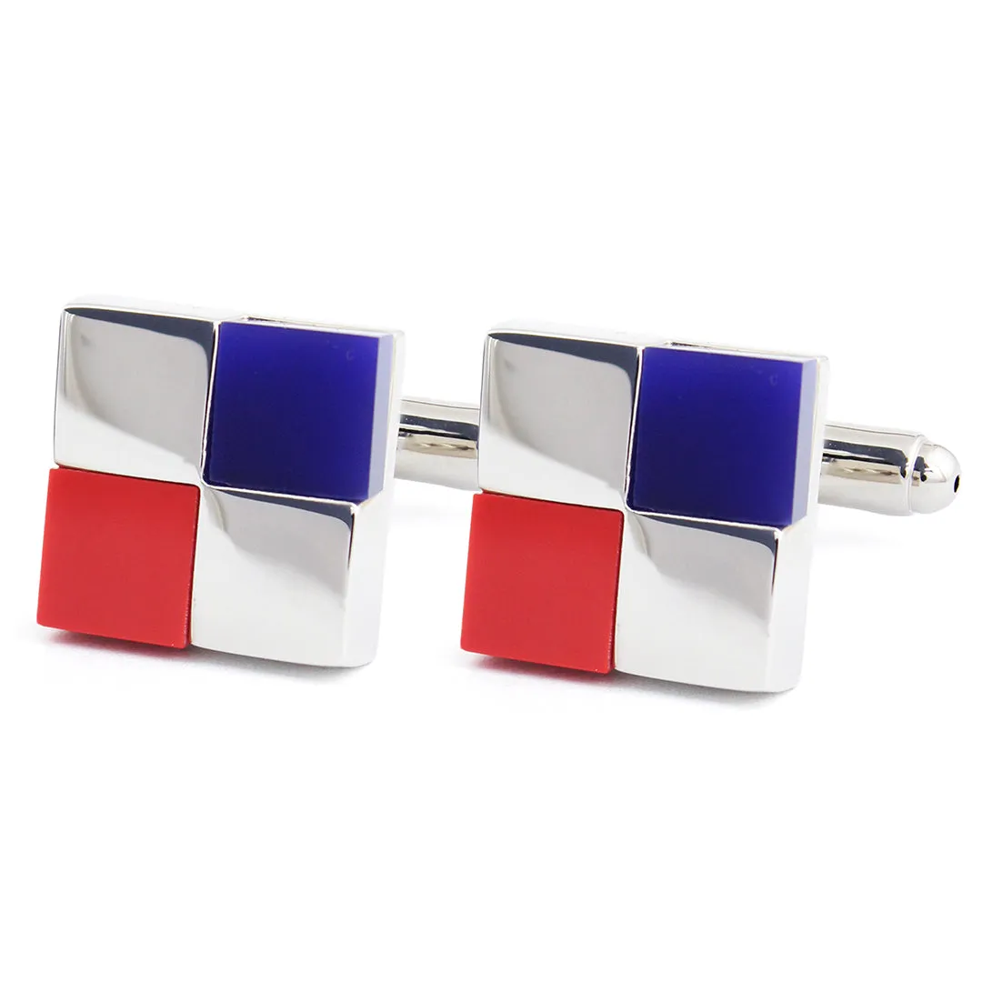 Peluche Checks Contrast Cufflinks