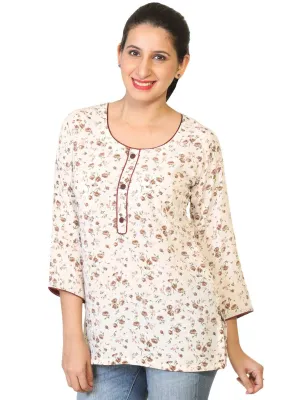 Printed Rayon Kurta