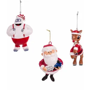 Rudolph Ornament 3pc Set