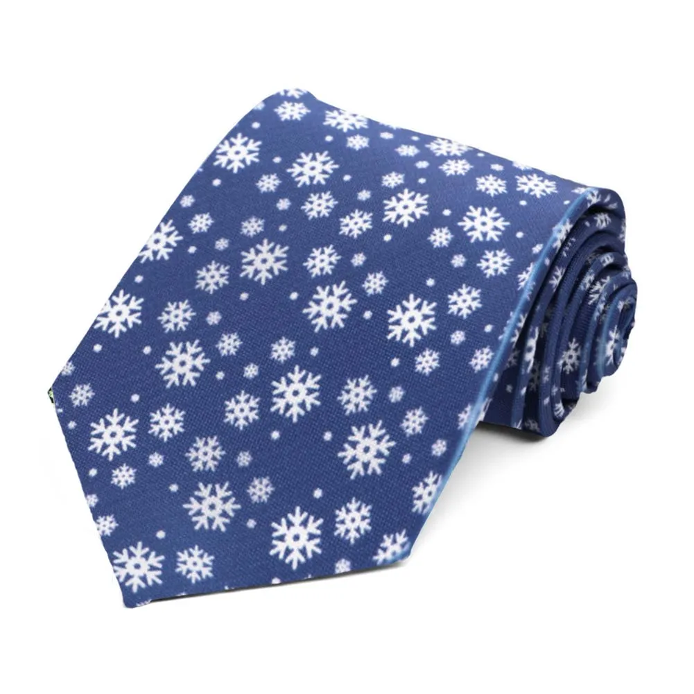 Snowflake Extra Long Necktie