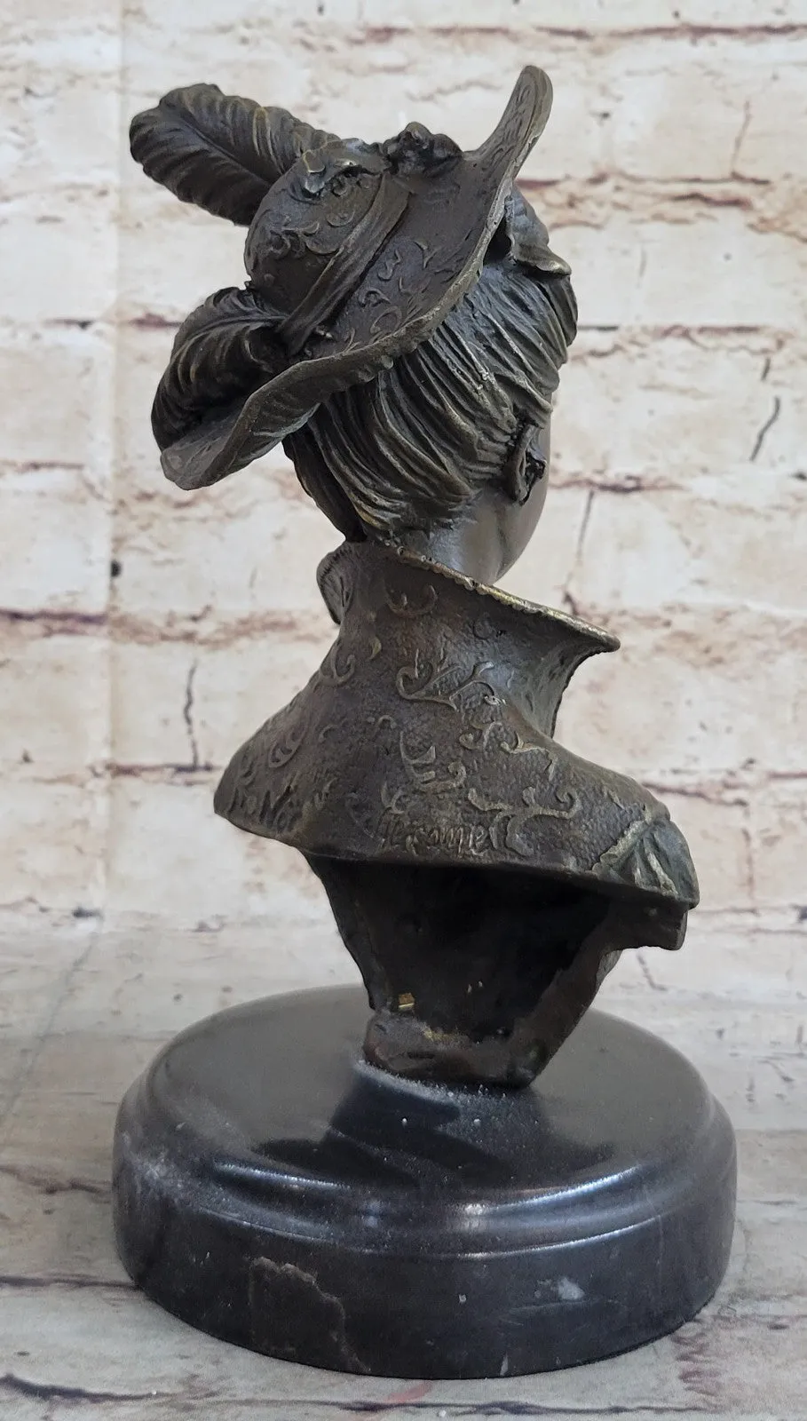 STUNNING GORGEOUS RARE ART DECO NOUVEAU "IRIS" BRONZE BUST GEROME SCULPTURE DEAL