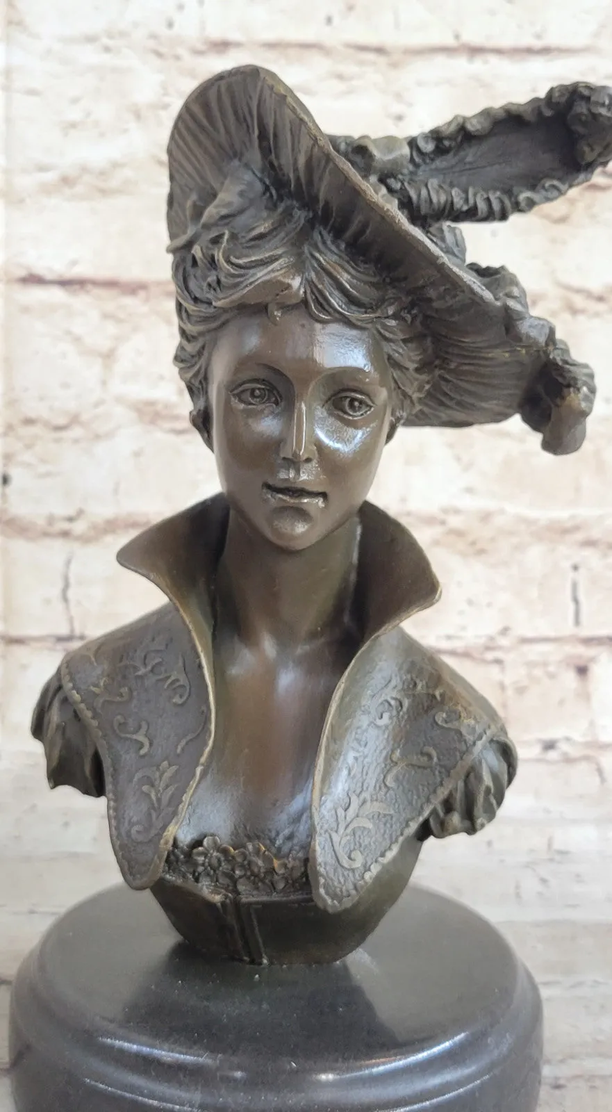 STUNNING GORGEOUS RARE ART DECO NOUVEAU "IRIS" BRONZE BUST GEROME SCULPTURE DEAL