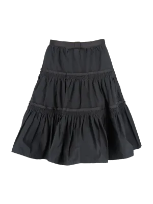 tiered mini skirt