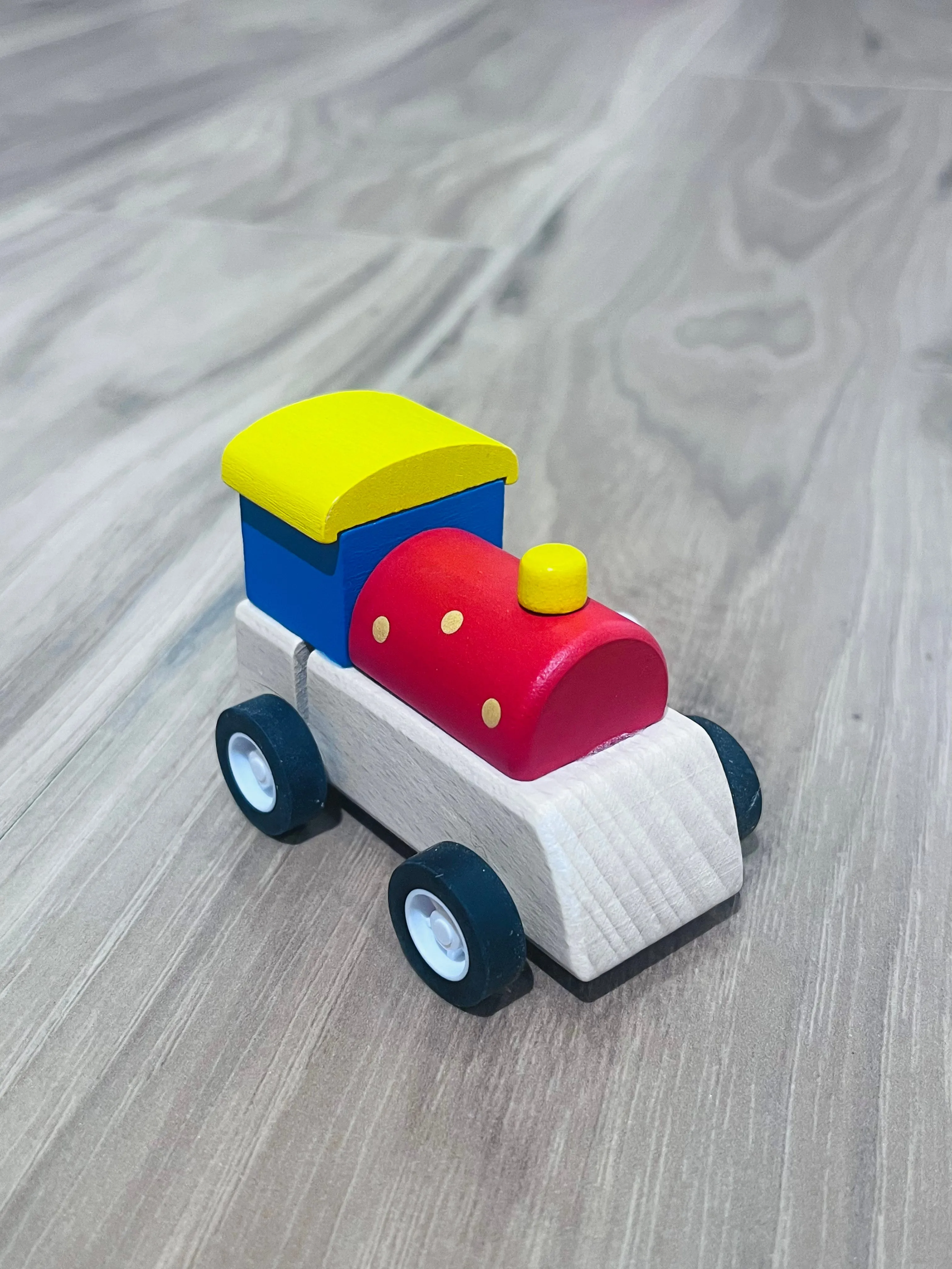 Wind Up Wooden Train