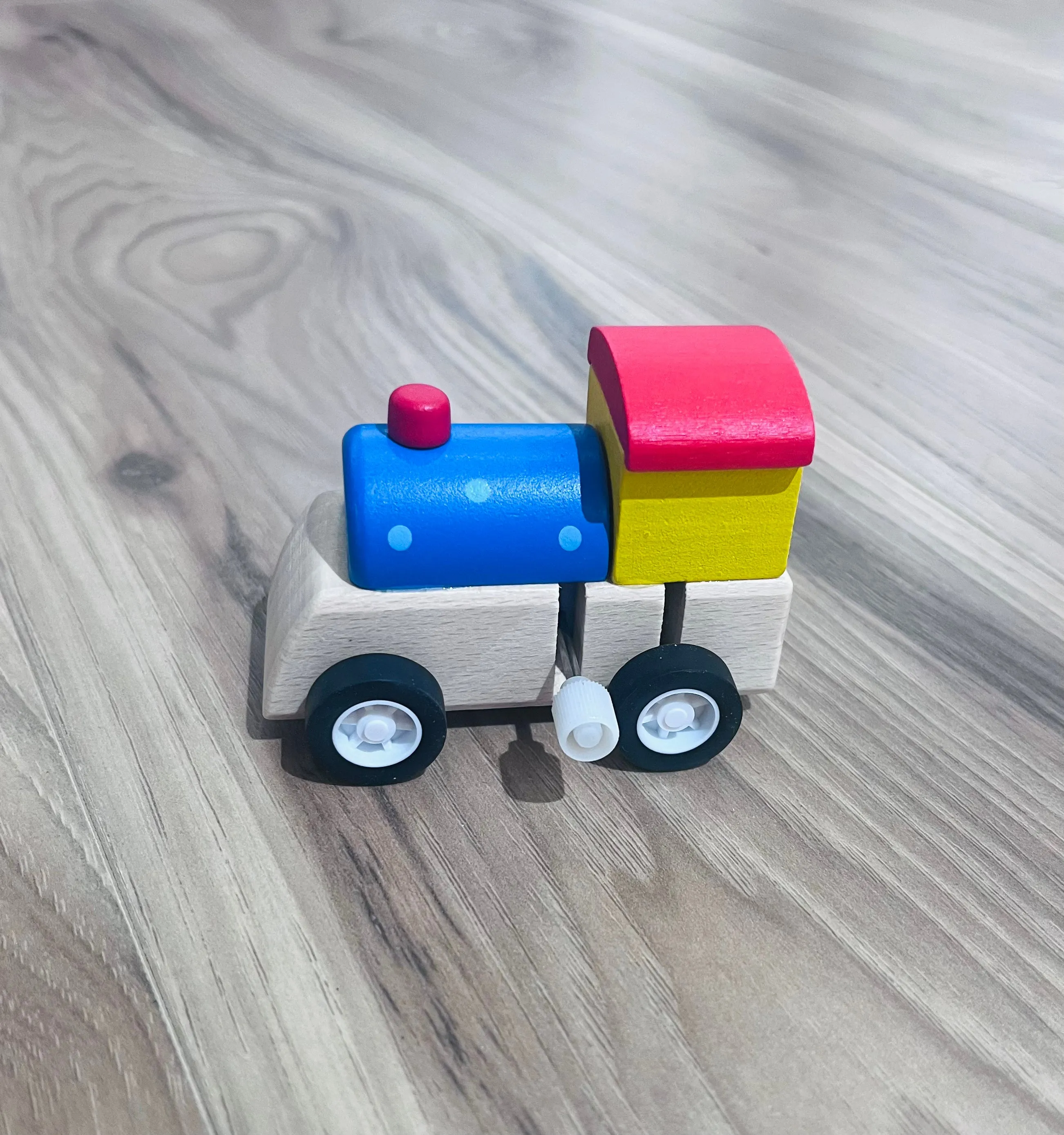 Wind Up Wooden Train